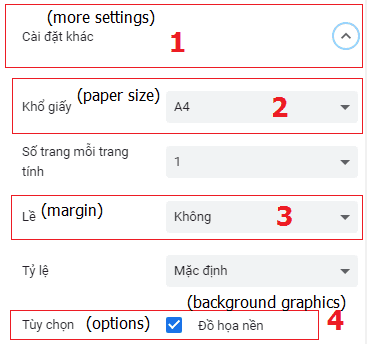 Hướng dẫn in
